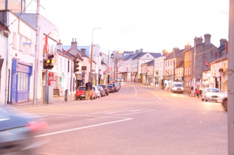 Main Street Naas evening
