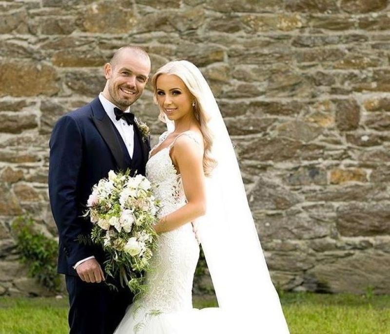 Blogger Rosie Connolly and husband Paul at Carton House instagram