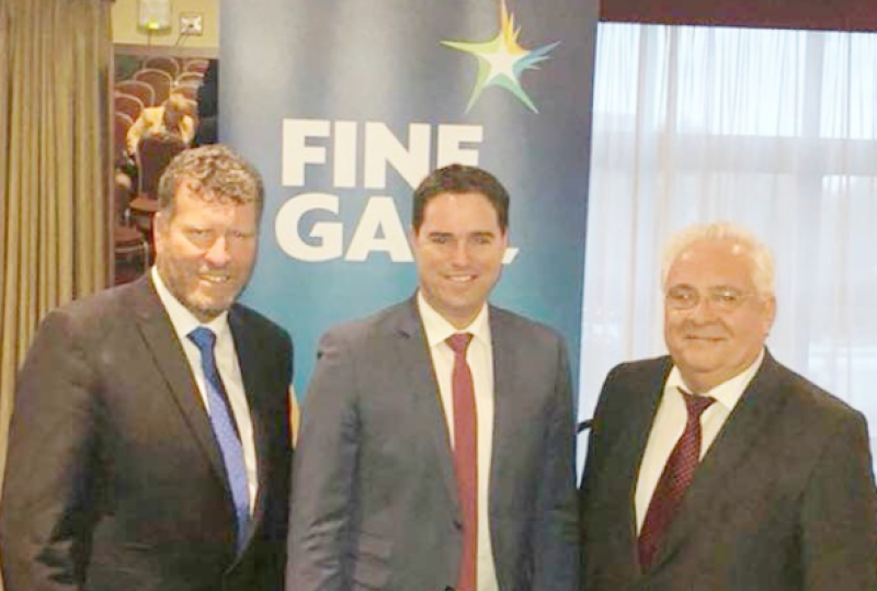 Anthony Lawlor, Martin Heydon and Bernard Durkan pictured at the Selection Convention