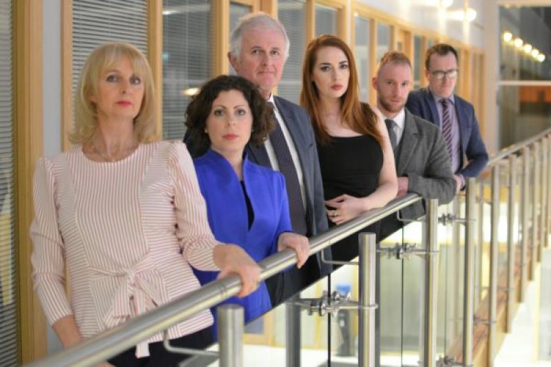 Anne Delaney, Sarah Gallagher, Padraig Broe, Rachel Lally, Brian McCarthy and Conor O'Connell