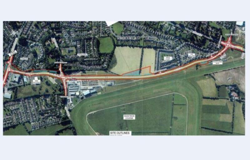 naas inner relief road map