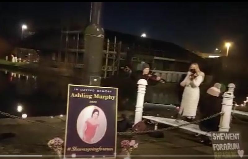 WATCH: Large crowd turns out in Naas to pay tribute to Ashling Murphy as vigals take place across County Kildare this evening