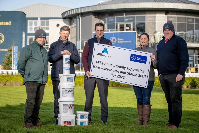 Boost for stable staff as Newbridge-based ARKEquine sponsor Grooms Cafe at Kildare's Naas Racecourse