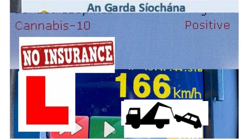 Kildare garda&iacute; stop dangerous driver who later tested positive for cannabis