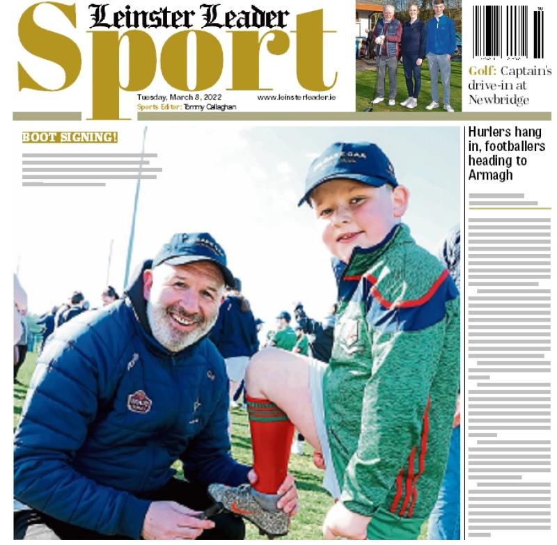 In this week's Leinster Leader Sport
