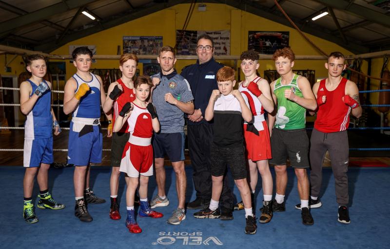 Kildare Garda visits boxing club for youth engagement initiative 