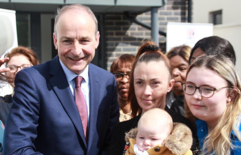 Taoiseach visits Kildare to open new social housing development