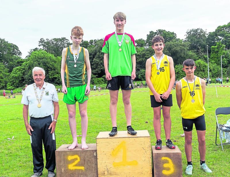 All the winners in the Kildare community games athletics finals