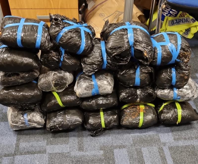 €360,000 cannabis seizure near Kildare-Carlow border