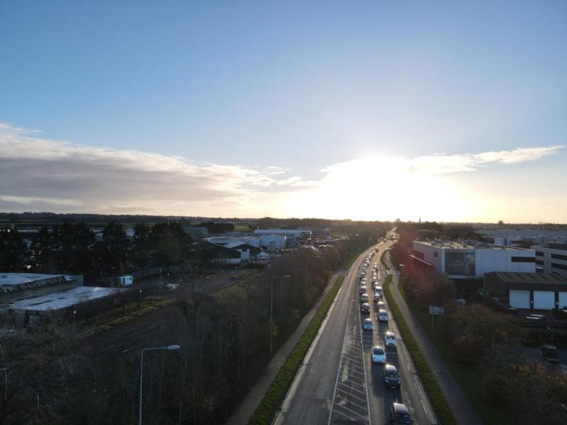 Protesting Kildare stage motorcade protest before meeting Minister over refugees plan
