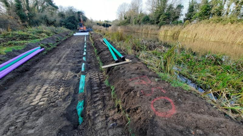 BREAKING: Grand Canal towpath from Sallins to Naas Golf Club closed to traffic until September 2023