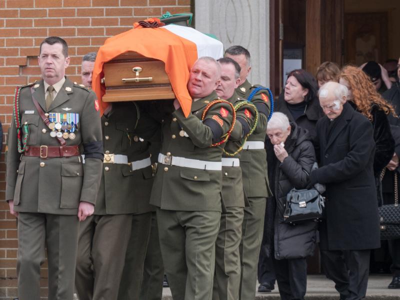 Funeral service held for Acting Sergeant-Major Declan ‘Doc’ O' Connell