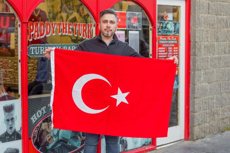Turkish barber in Kildare donating till takings to earthquake victims 