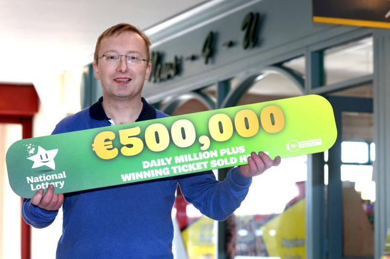 BREAKING: Kildare shop sells winning Lottery ticket worth €500k