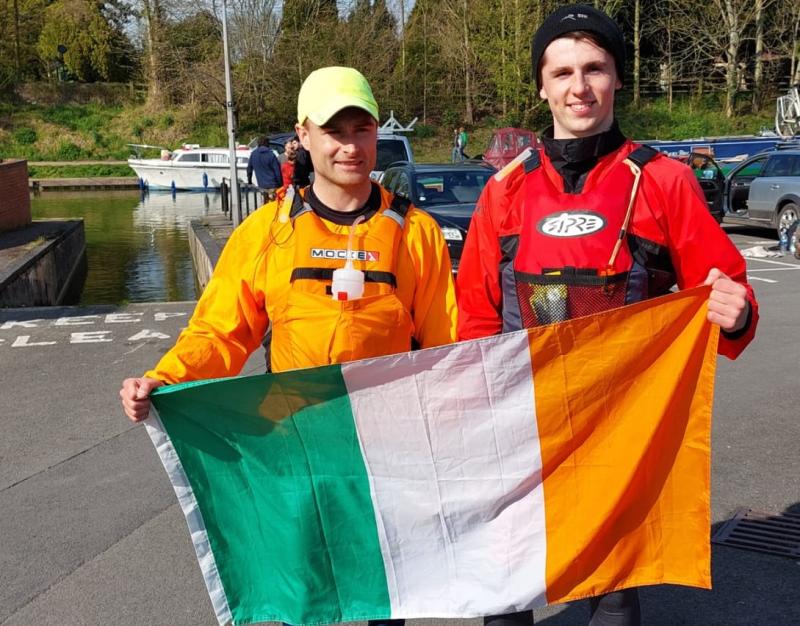 Celbridge Club Paddlers break marathon canoe record
