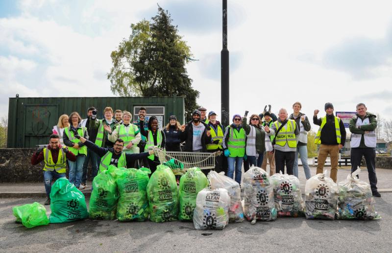 University in Kildare organises community clean-up of the Royal Canal and Maynooth Harbour