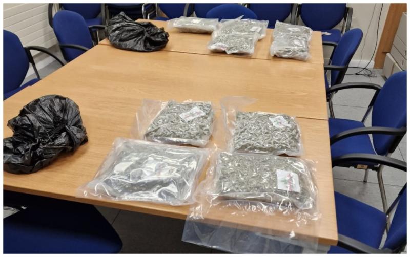 Garda&iacute; seize suspected cannabis valued at almost &euro;200,000 in midlands