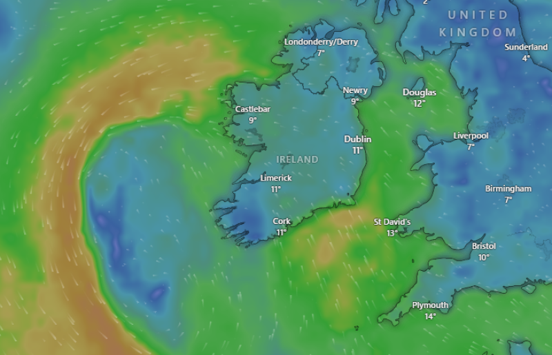 Met Éireann issues new weather warning with two areas to be battered over three days