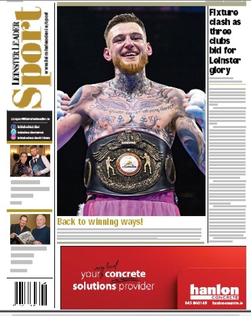 In this week's Leinster Leader Sport