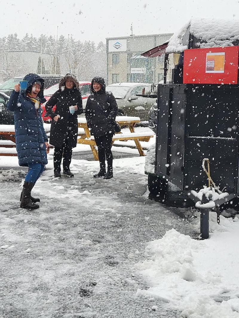 A snowy morning in Kildare