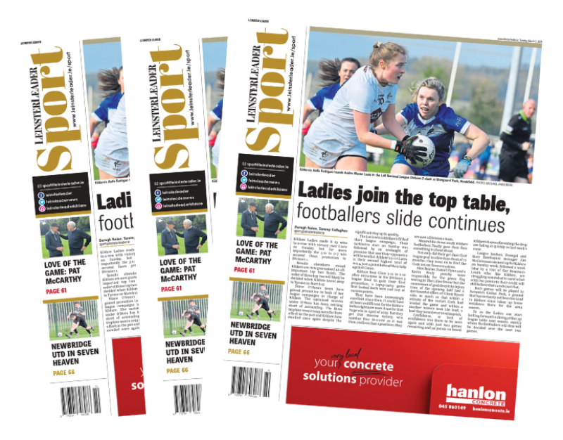 In this week's Leinster Leader Sport
