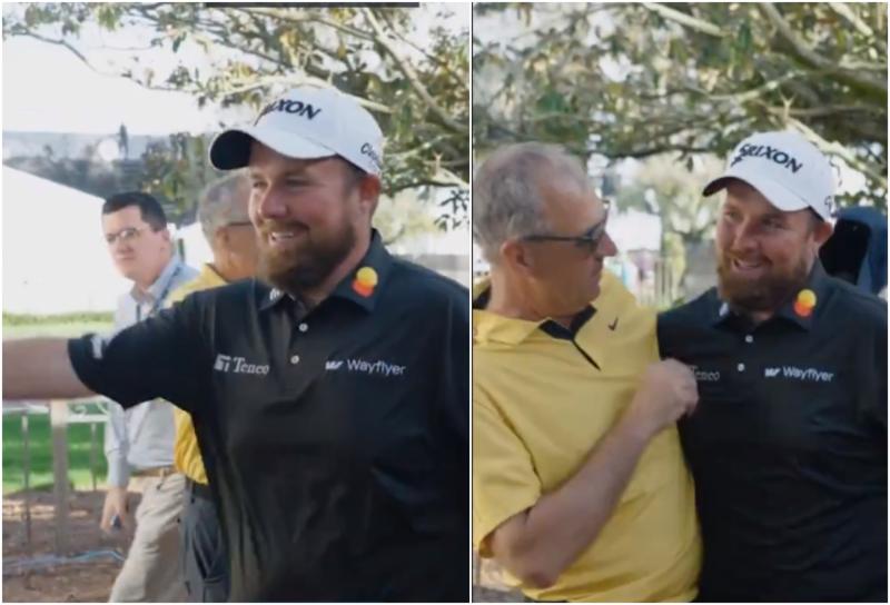 WATCH: Shane Lowry's touching moment with Scottie Scheffler's family after PGA Tour loss