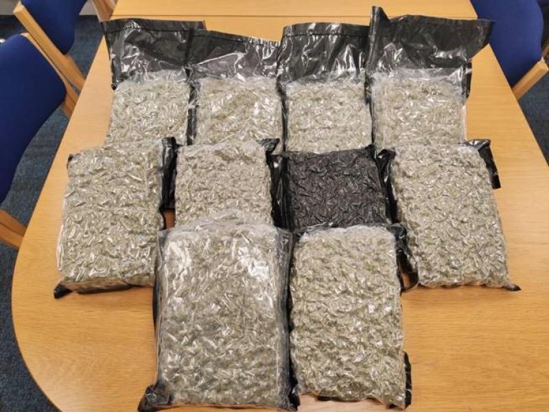 Man due in court over &euro;108,000 worth of cannabis found in Kildare