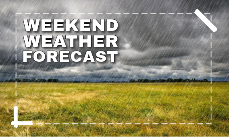 Weekend Weather Forecast - More rain on the way