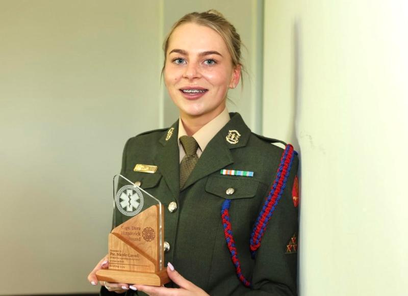 Curragh medic receives Capt. Dara Fitzpatrick Award 2024 