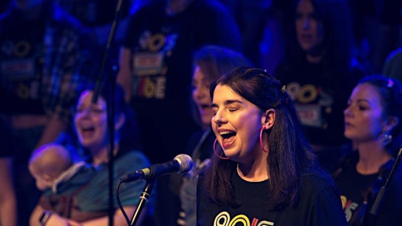 HarMammies choir  at the Westgrove in aid of parent bereavement charity