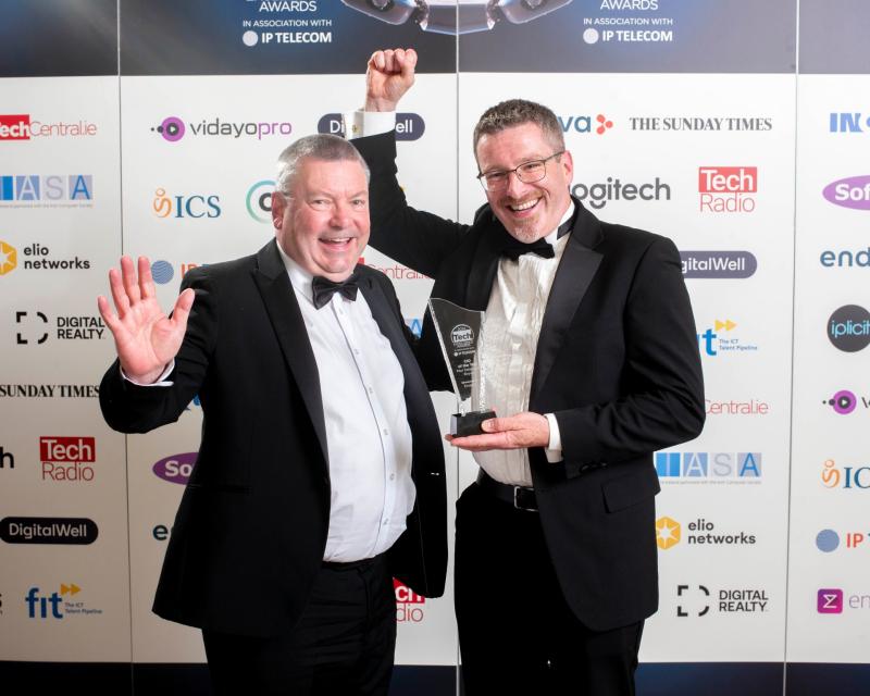 Newbridge cybersecurity expert wins gong at Tech Excellence Awards 2024. 