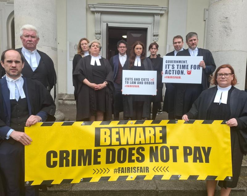 LATEST: Criminal barristers in Kildare withdraw services for third time in call for pay restoration
