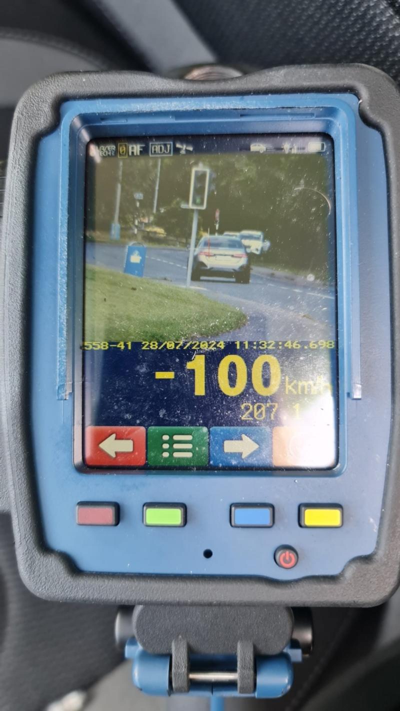 Driver speeding at 100kph in a 50kph zone stopped by Kildare garda&iacute;
