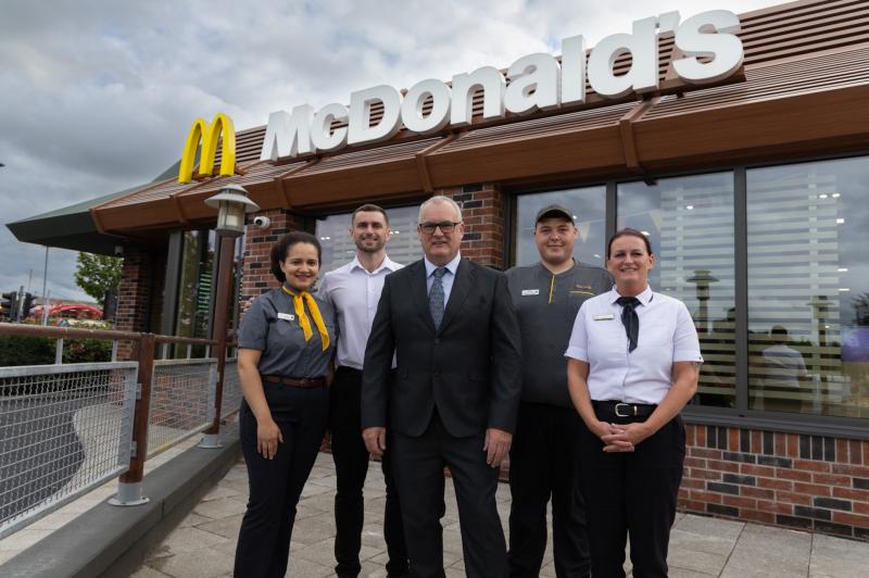 McDonald&rsquo;s Newbridge reopens one year after major fire destroyed building