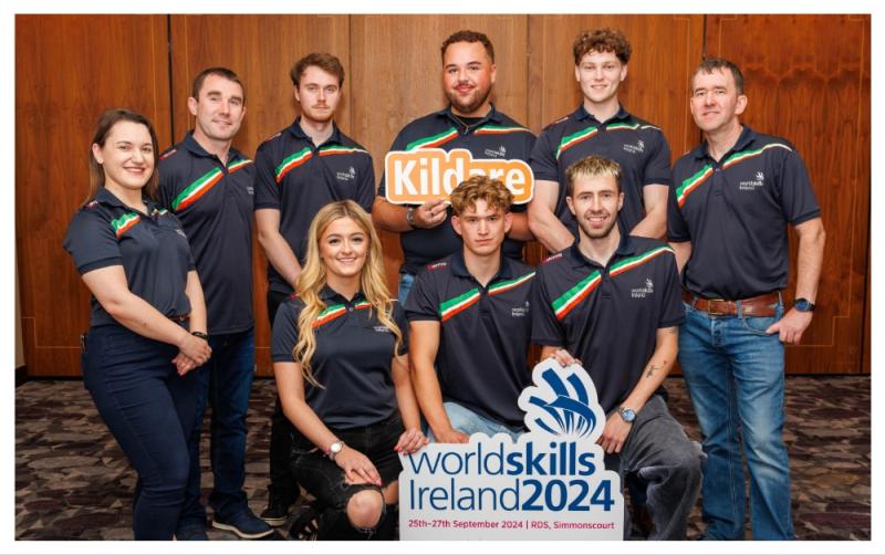 Nine students and apprentices from Kildare set to compete at WorldSkills Ireland 2024