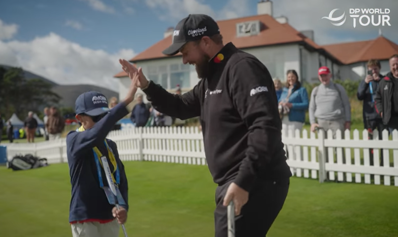 WATCH: Sweet moment Shane Lowry makes boy's wish come true at Irish Open