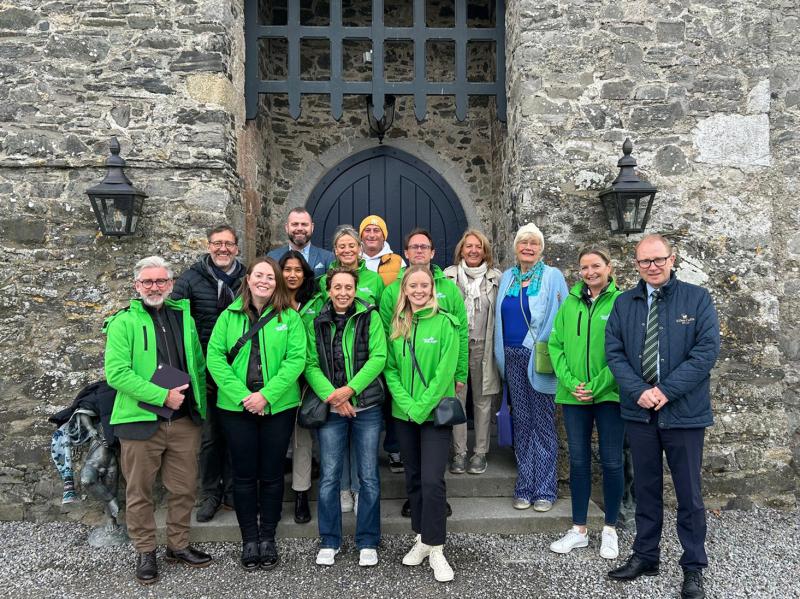 German business experts visit Kilkea Castle with Tourism Ireland 