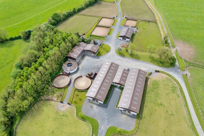 Stud farm at Rathbride, The Curragh