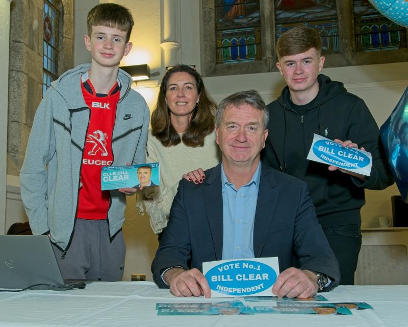 A Clear independent launches his election campaign