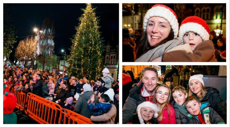 PICTURES: Christmas tree lights turned on in Naas