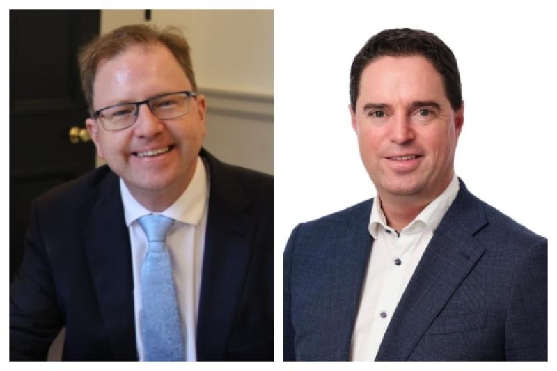 New ministers James Lawless and Martin Heydon 