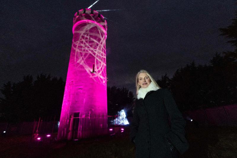 Singer performs 'deeply moving' song at iconic Kildare landmark for St Brigid's Day 