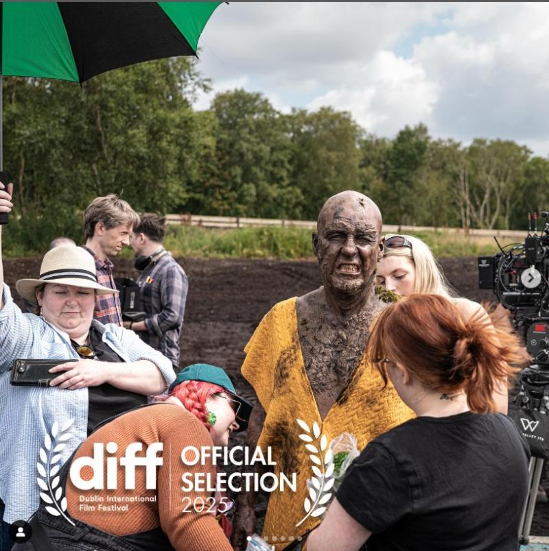 Some of the cast and crew . Courtesy of Peat on Instagram