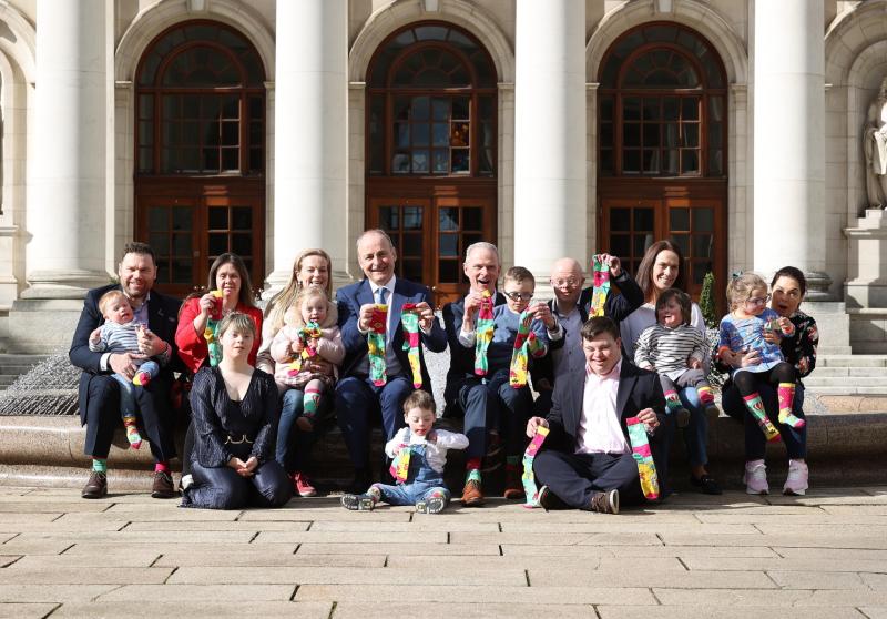 Kildare boy (6) joins Taoiseach at Down Syndrome Ireland launch