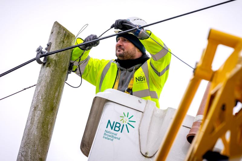Almost 13,000 premises in Kildare can avail of high-speed connection today