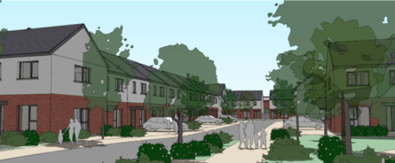 Objections to proposed 136-unit Newbridge housing development in Kildare