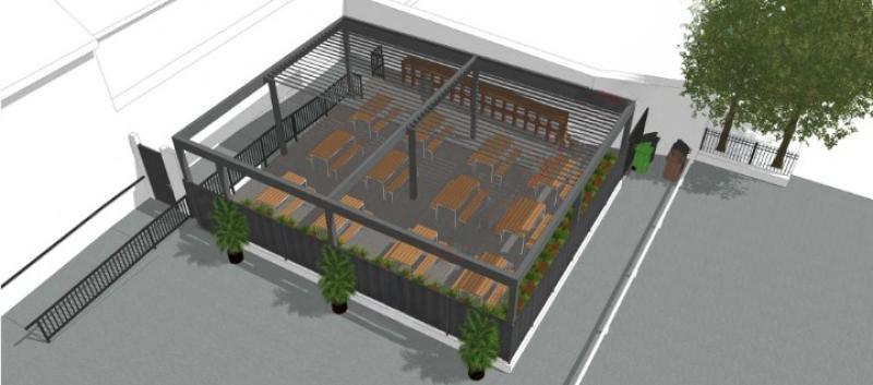 PHOTOS: First Kildare beer garden with retractable roof planned
