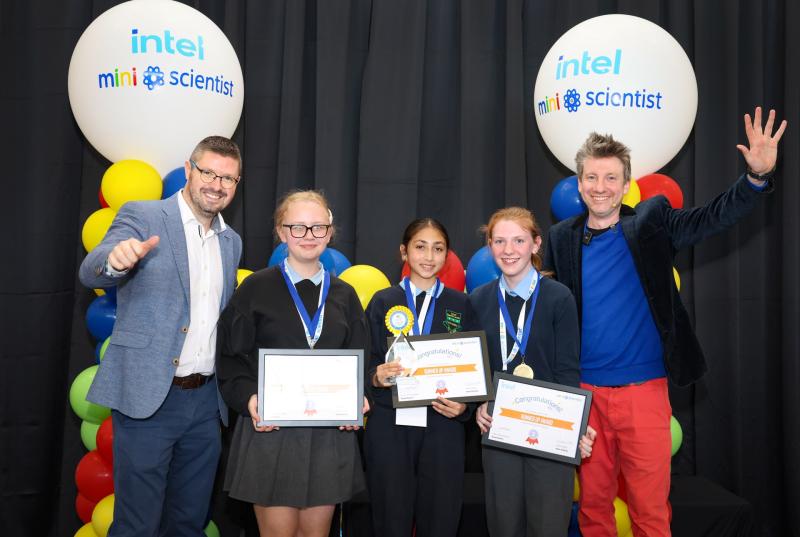Kildare primary schools awarded at 2025 Intel Mini Scientist Competition