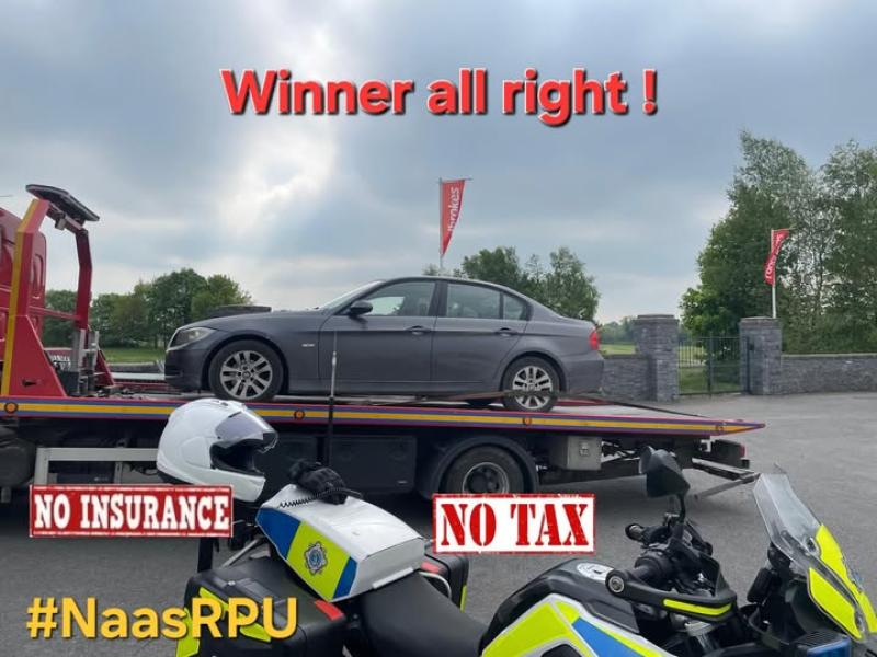 No insurance, tax, NCT for driver at Kildare's Punchestown Races