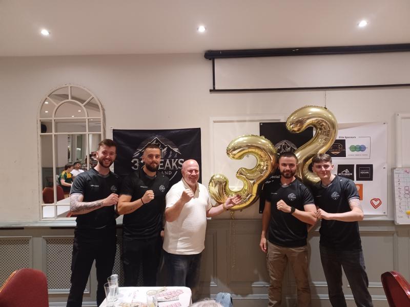 Ciaran Murray, Jordan McCabe, Olympic Gold Medal Winner Michael Carruth, Adam English and Shane Doran